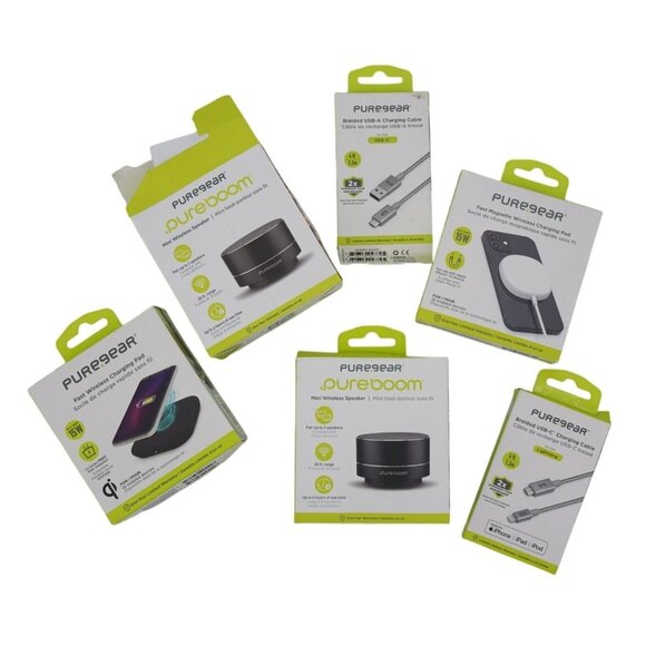 Pure Gear Bundle – Fast Wireless Charging Pad, Pure Boom Mini Wireless Speaker ( - Picture 3 of 6